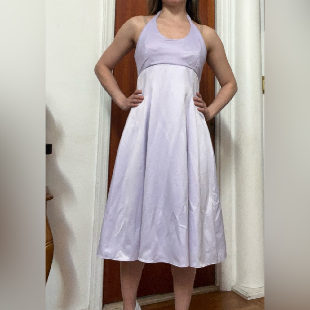Size 4 Lavender Halter Baby Doll Dress